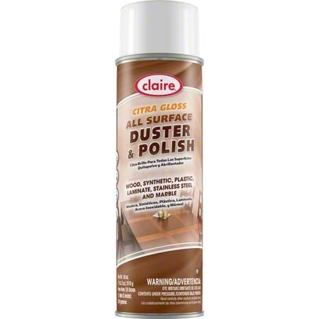 Claire Citra Gloss All Surface Duster & Polish, 20oz, 12PK CL814